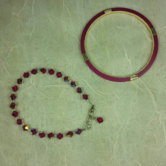 Bracelt Anklet bundle Bright Pink - Picture 8 of 8